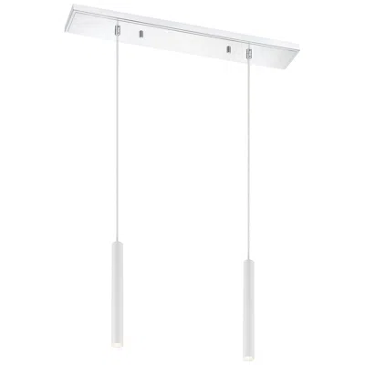 Z-lite Forest By  Chrome 2 Light Island Pendant