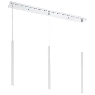 Z-lite Forest By  Chrome 3 Light Island Pendant