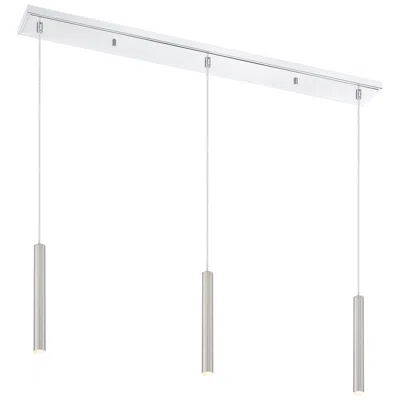 Z-lite Forest By  Chrome 3 Light Island Pendant