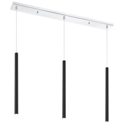 Z-lite Forest By  Chrome 3 Light Island Pendant