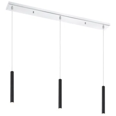 Z-lite Forest By  Chrome 3 Light Island Pendant
