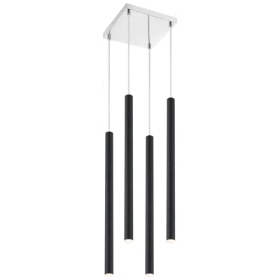 Z-lite Forest By  Chrome 4 Light Chandelier