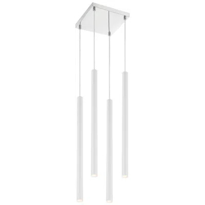Z-lite Forest By  Chrome 4 Light Chandelier