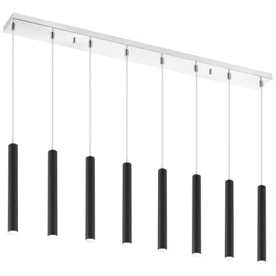 Z-lite Forest By  Chrome 8 Light Island Pendant