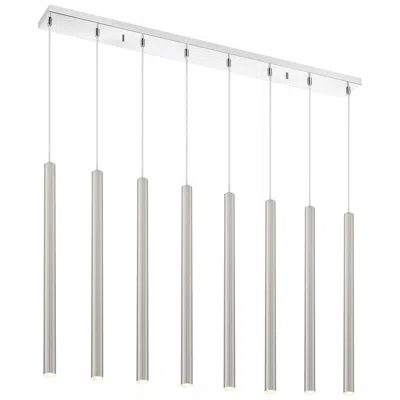 Z-lite Forest By  Chrome 8 Light Island Pendant