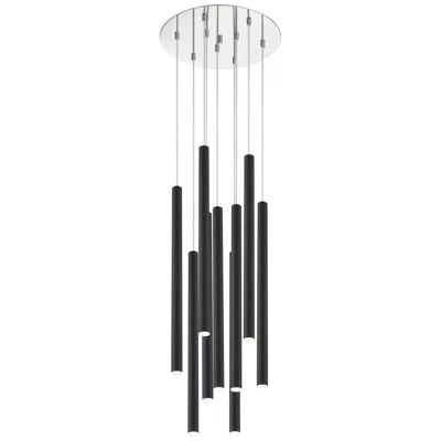 Z-lite Forest By  Chrome 9 Light Chandelier