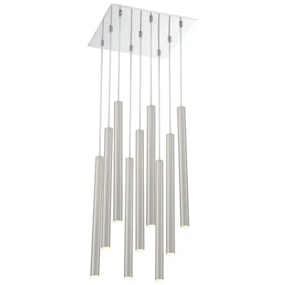 Z-lite Forest By  Chrome 9 Light Chandelier