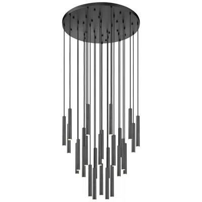 Z-lite Forest By  Matte Black 36 Inch 27 Light Chandelier