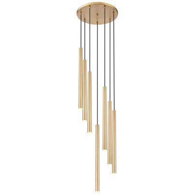 Z-lite Forest By  Modern Gold 18 Inch 7 Light Chandelier