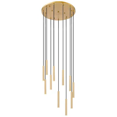 Z-lite Forest By  Modern Gold 24 Inch 11 Light Chandelier
