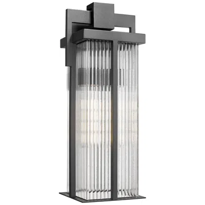Z-lite Fortis By  2 Light Outdoor Wall Light In Black