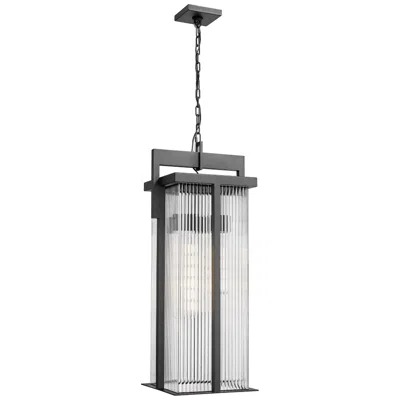 Z-lite Fortis  By   3 Light Outdoor Chain Mount Ceiling Fixture