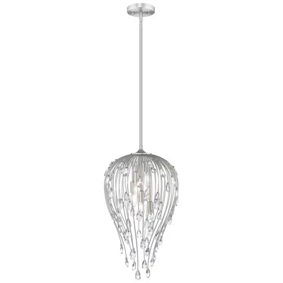 Z-lite Gabriella By  15 Inch Brushed Nickel 5 Light Pendant