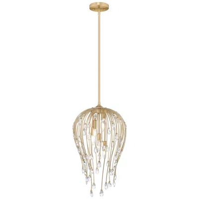 Z-lite Gabriella By  15 Inch Modern Gold 5 Light Pendant