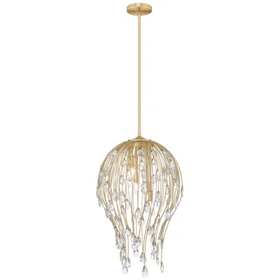 Z-lite Gabriella By  18 Inch Modern Gold 6 Light Pendant