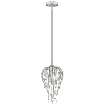 Z-lite Gabriella By  9 Inch Brushed Nickel 3 Light Pendant