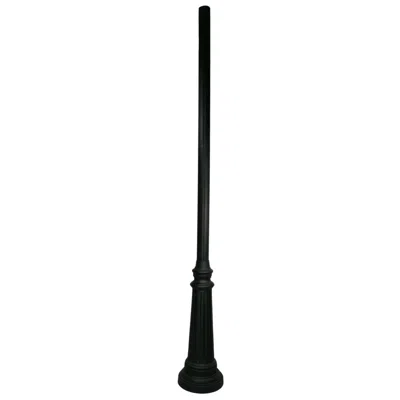 Z-lite Galvis 96 1/2" High Black Metal Outdoor Pole