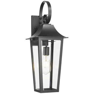 Z-lite Gannon 22 1/4" High Black Outdoor Wall Light