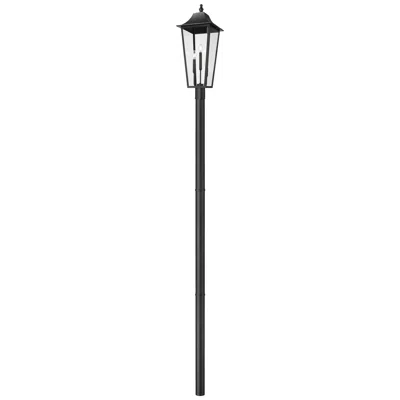 Z-lite Gannon By  Black 12 Inch 3 Light Outdoor Post Mount Fixture