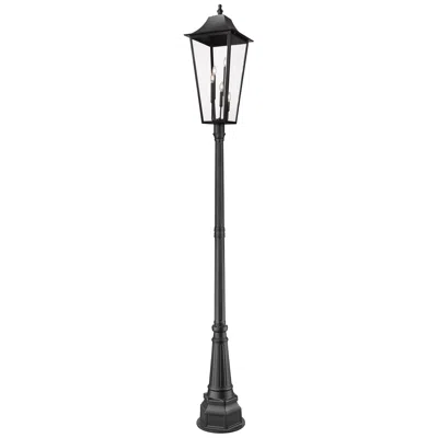 Z-lite Gannon By  Black 16 Inch 5 Light Outdoor Post Mounted Fixture