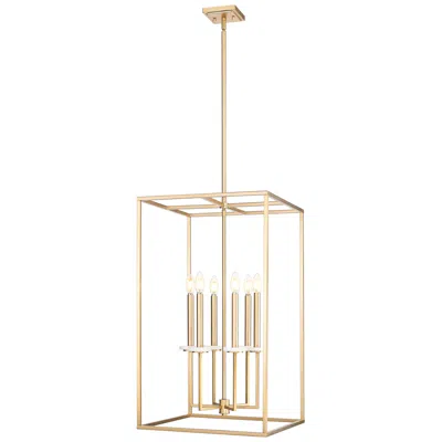 Z-lite Gaultier By  18 Inch Modern Gold 6 Light Chandelier