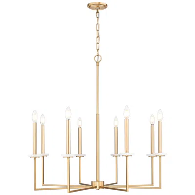 Z-lite Gaultier By  35.25 Inch Modern Gold 8 Light Chandelier