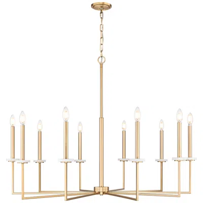 Z-lite Gaultier By  44.75 Inch Modern Gold 10 Light Chandelier