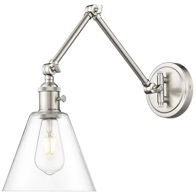 Z-lite Gayson By  Brushed Nickel 1 Light Wall Sconce