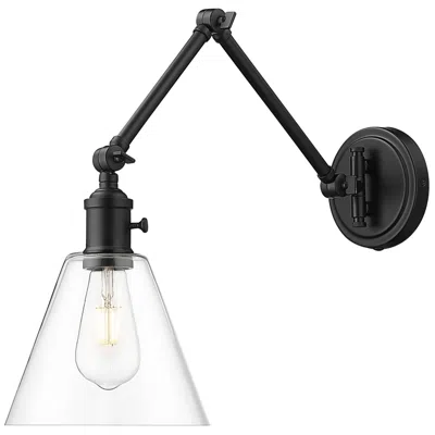 Z-lite Gayson By  Matte Black 1 Light Wall Sconce