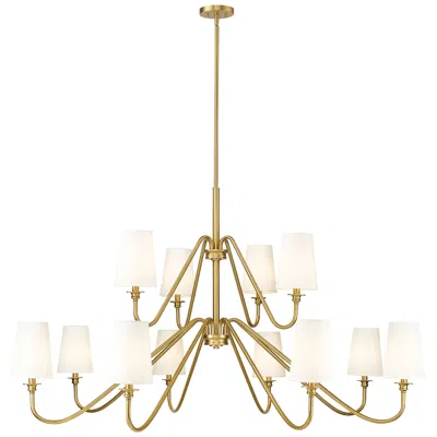 Z-lite Gianna By  Modern Gold 12 Light Chandelier
