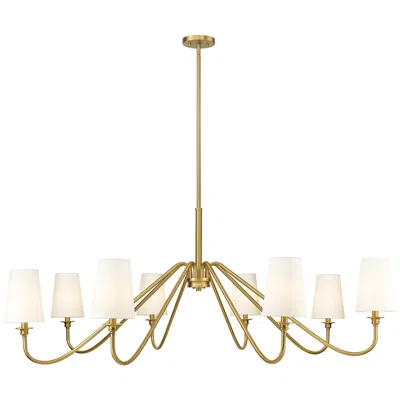 Z-lite Gianna By  Modern Gold 8 Light Chandelier