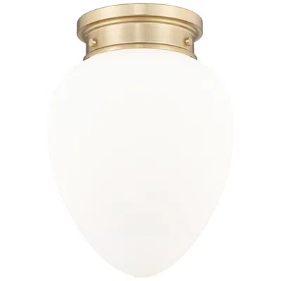 Z-lite Gideon By  Modern Gold 1 Light Flush Mount