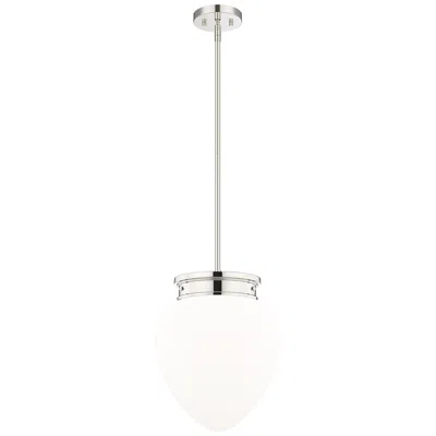 Z-lite Gideon By  Polished Nickel 1 Light Pendant