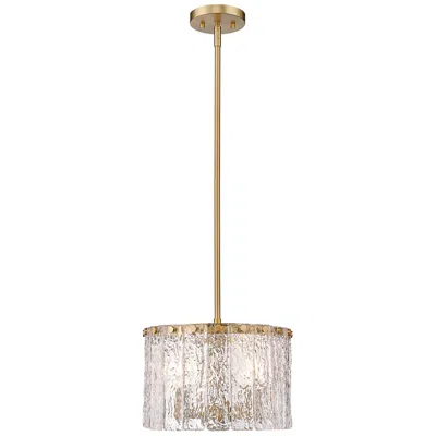 Z-lite Glacier 12 1/2" Wide Modern Gold 3-light Pendant