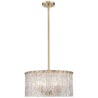 Z-lite Glacier 19" Wide Modern Gold 5-light Pendant