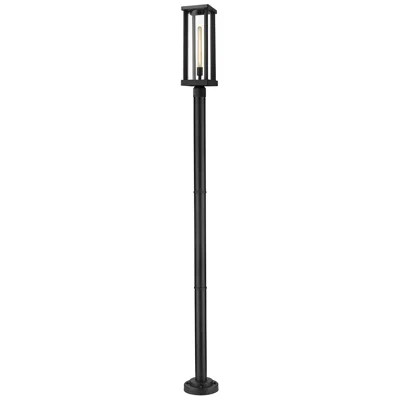 Z-lite Glenwood 93 3/4" High Black Aluminum Outdoor Post Light