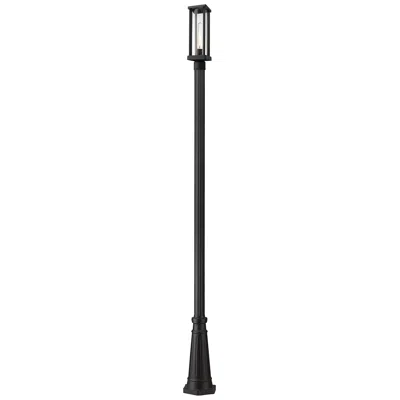 Z-lite Glenwood By  Black 109 Inch 1 Light Outdoor Post Mounted Fixture