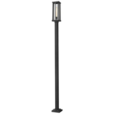 Z-lite Glenwood By  Black 114 Inch 1 Light Outdoor Post Mounted Fixture