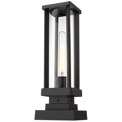 Z-lite Glenwood By  Black 17.5 Inch 1 Light Outdoor Pier Mounted Fixture