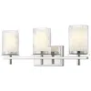 Z-lite Grayson 23" Wide Chrome 3-light Bath Light