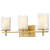 Z-lite Grayson 23" Wide Modern Gold 3-light Bath Light