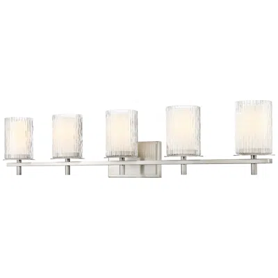 Z-lite Grayson By  Brushed Nickel 5 Light Vanity