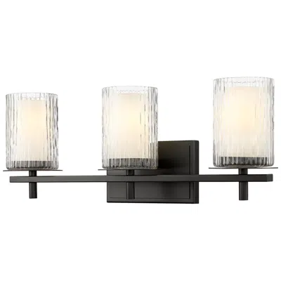 Z-lite Grayson By  Matte Black 3 Light Vanity