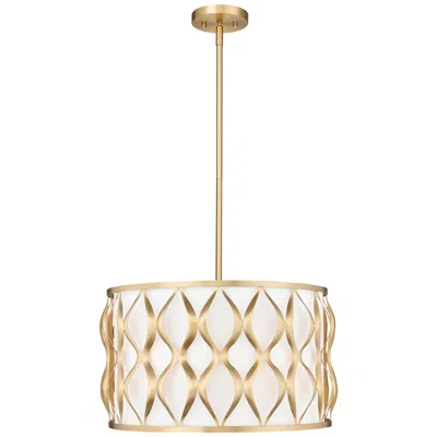Z-lite Harden By  Modern Gold 5 Light Pendant