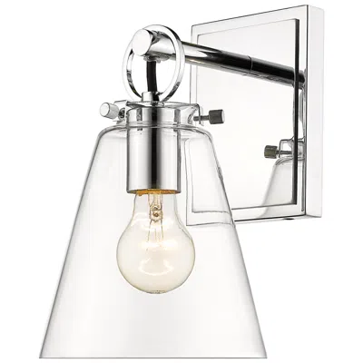 Z-lite Harper 10 1/2" High Chrome Wall Sconce