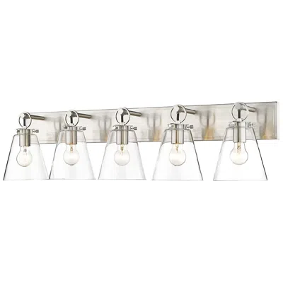 Z-lite Harper By  Brushed Nickel 5 Light Vanity