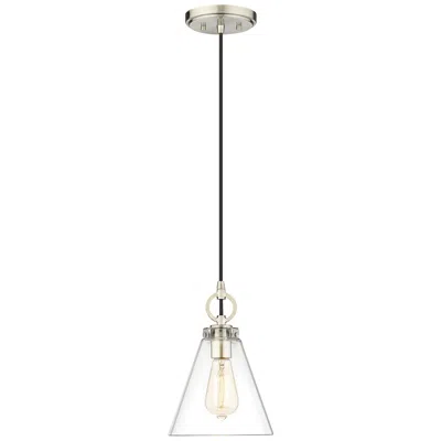Z-lite Harper By  Brushed Nickel 8 Inch 1 Light Pendant