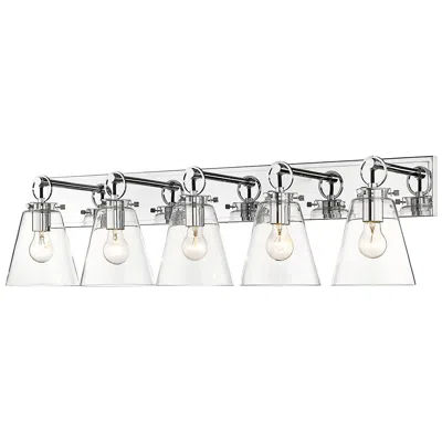 Z-lite Harper By  Chrome 5 Light Vanity