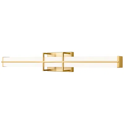 Z-lite Harrison 32" Wide Modern Gold Led Vanity Bath Light