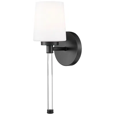Z-lite Henri By  Matte Black 1 Light Wall Sconce